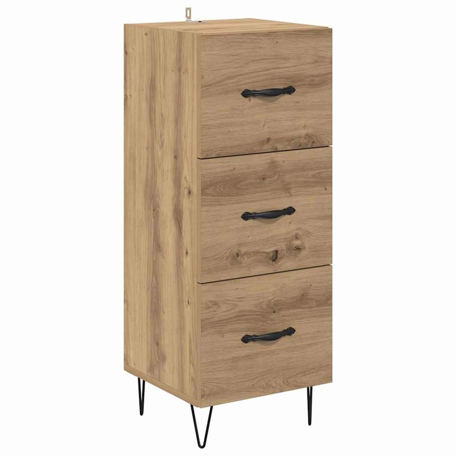 vidaXL Sideboard Artisan-Eiche 34 x 34,5 x 90 cm Holzwerkstoff 881550 günstig online kaufen