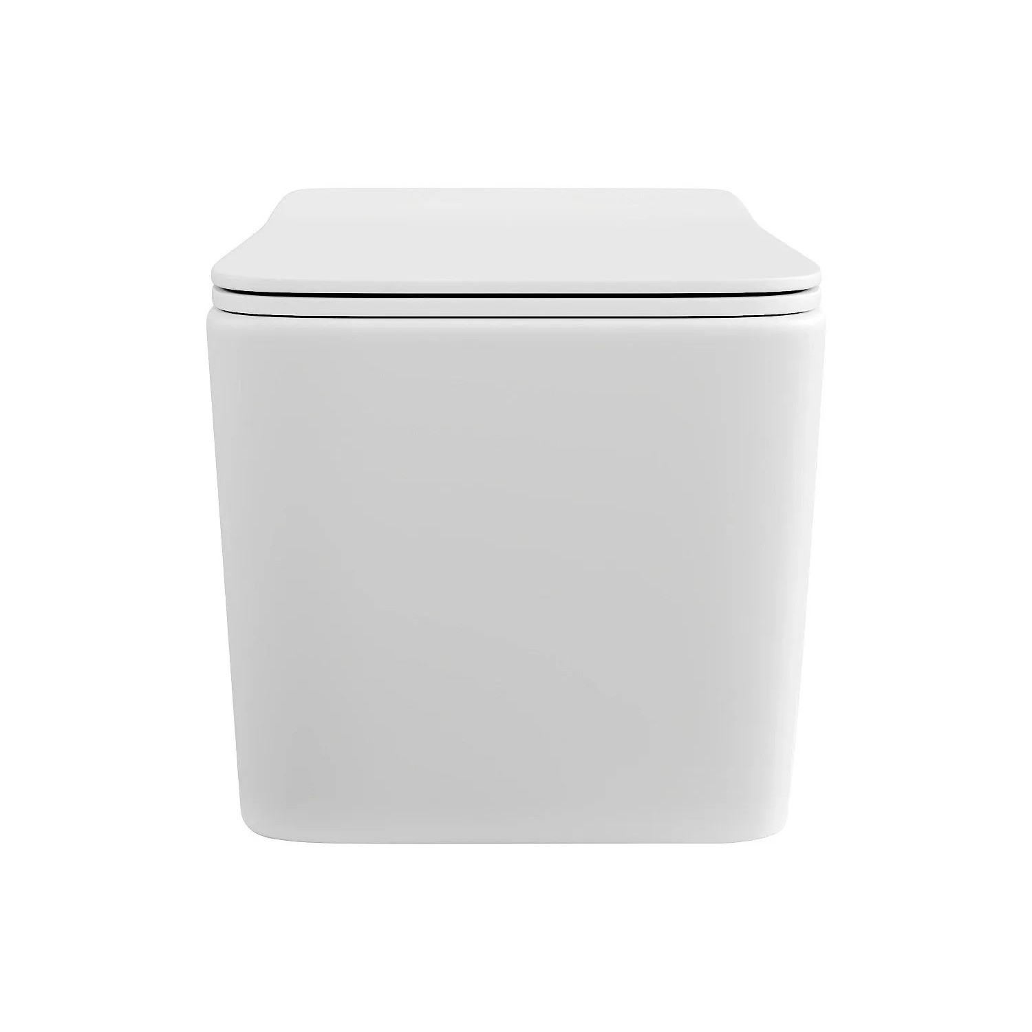 Vente-unique Hänge Wc Clemona Weiß 35.5 cm