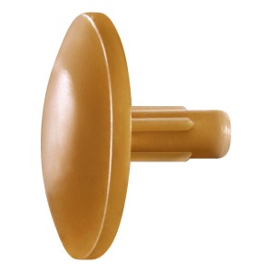 Spax Zierkappe, rehbraun, für Schrauben mit Kopfloch, 25er-Pack.