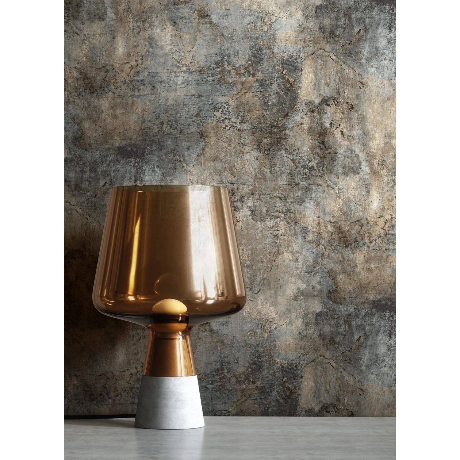 Newroom Vliestapete Gadiel Taupe Beton Modern_3