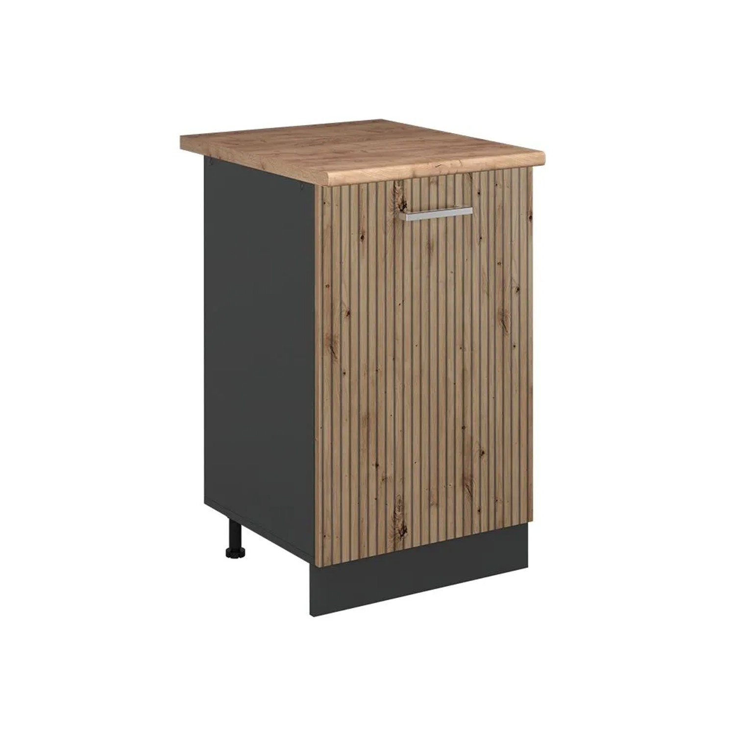 Vicco Küchenunterschrank R-Line Artisan-Eiche/Anthrazit 50 x 82 Arbeitsplatte Goldkraft Eiche Art Nr 70189