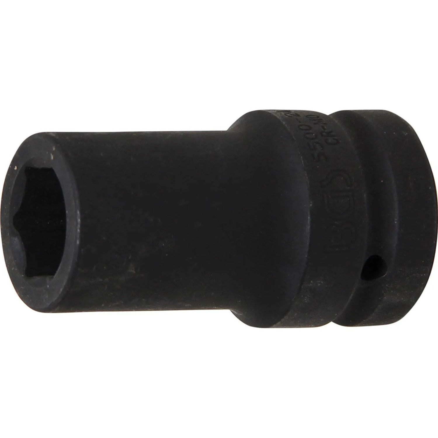BGS Kraft Steckschlüssel Einsatz Sechskant Tief Antrieb Innenvierkant 25 Mm  1 Zoll  SW 24 Mm 5500 24