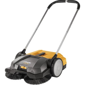 Stiga Kehrmaschine SWP 355 mit 55 cm Arbeitsbreite für private Flächen. Leichte Reinigung von Gehwegen und Einfahrten.