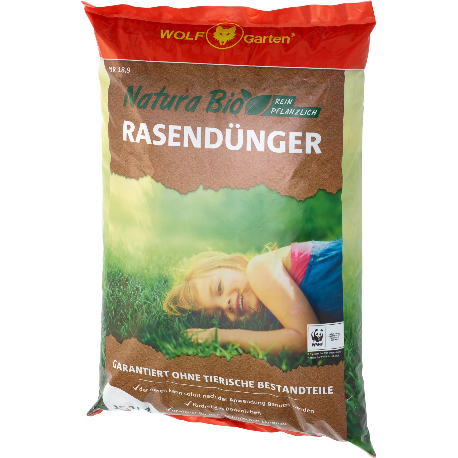 Wolf-Garten Rasendünger Natura 18,9 kg