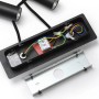 Arcchio LED Franka Pendelleuchte, 2-flammig, schwarz, Aluminium, Detailansicht der Montage.