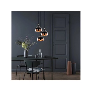Vente-unique Hängeleuchte Und Kronleuchter Yildo Schwarz 37 cm