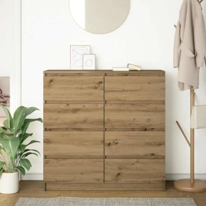vidaXL Sideboard Artisan-Eiche 100x35x99 cm Holzwerkstoff 3328497