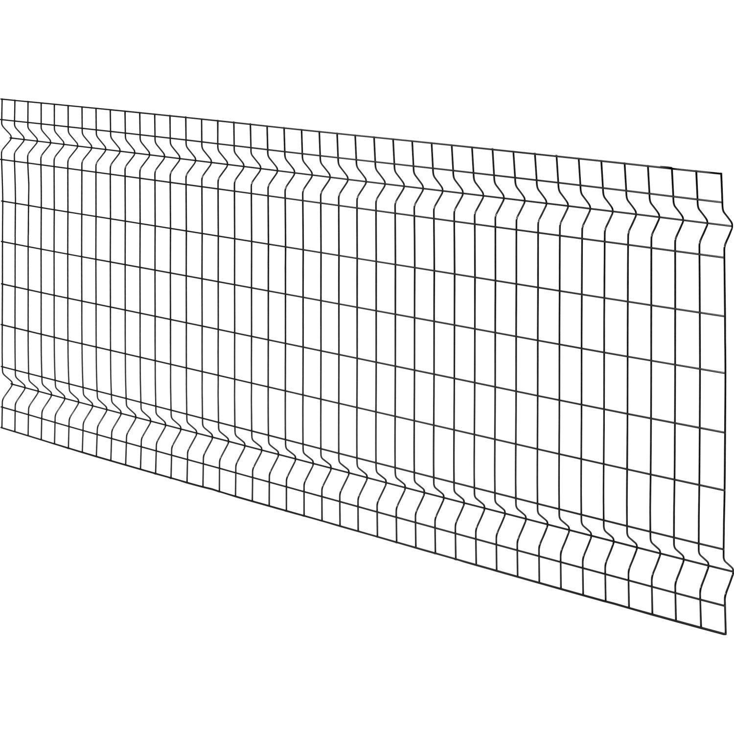 3D-Einstabmattenzaun Anthrazit 80 x 200 cm günstig online kaufen