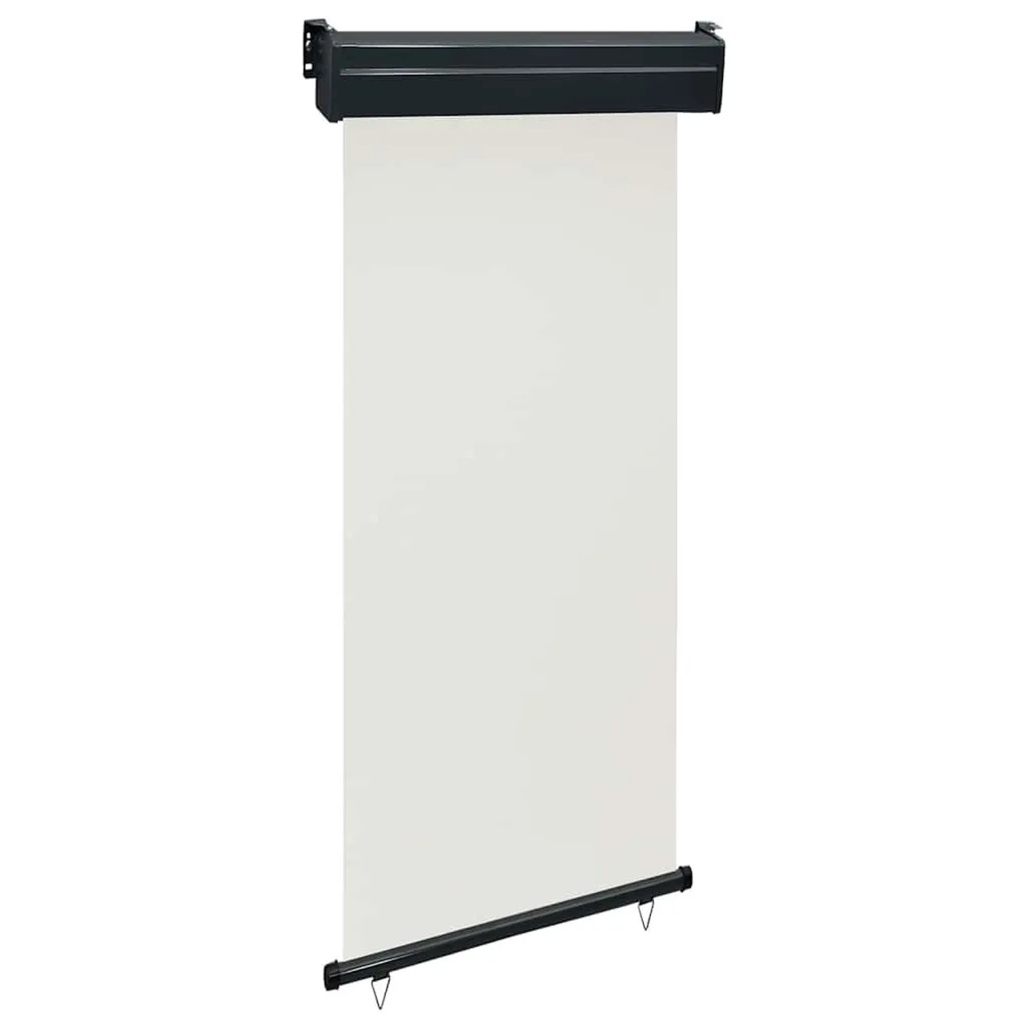 vidaXL Balkon-Seitenmarkise 105x250 cm Creme 48413