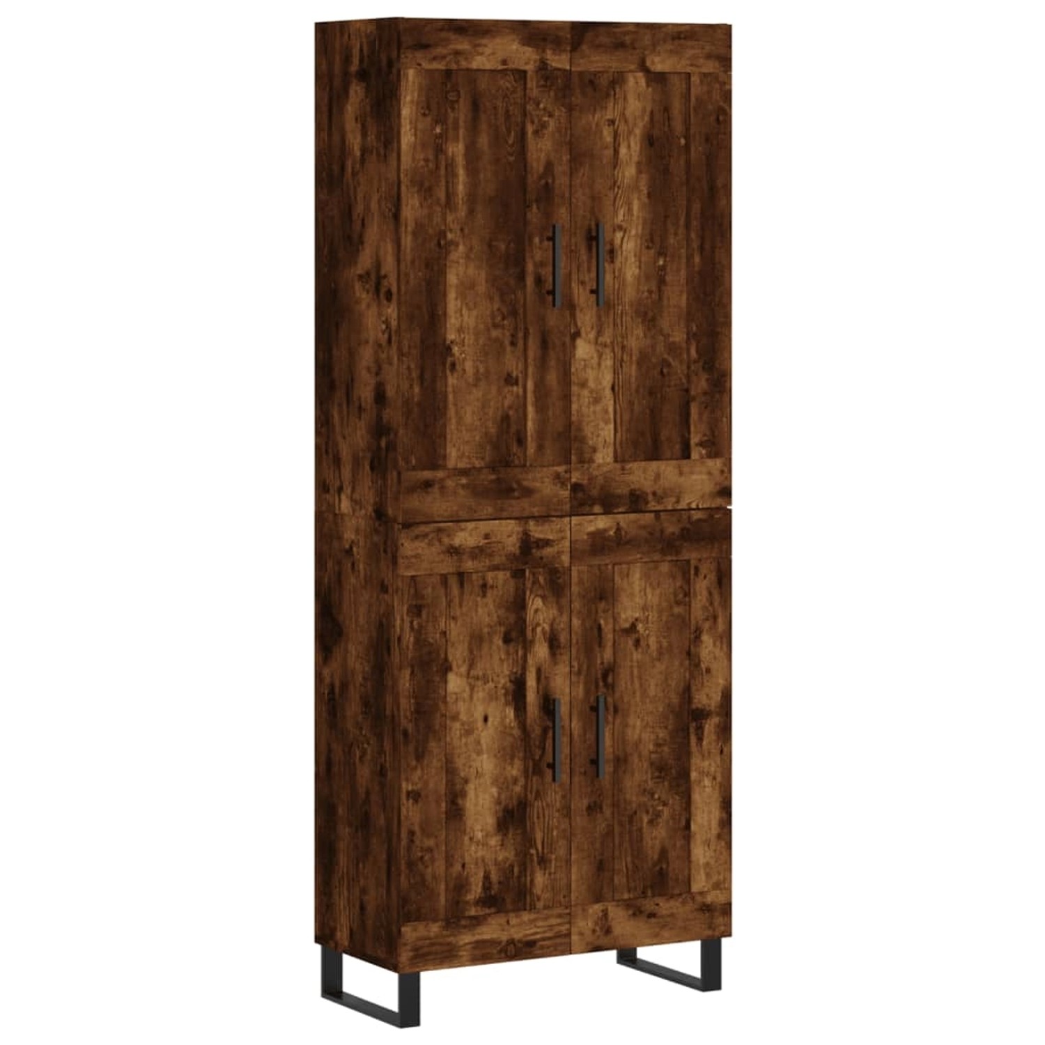 vidaXL Highboard Räuchereiche 69,5x34x180 cm Holzwerkstoff 3199710 günstig online kaufen