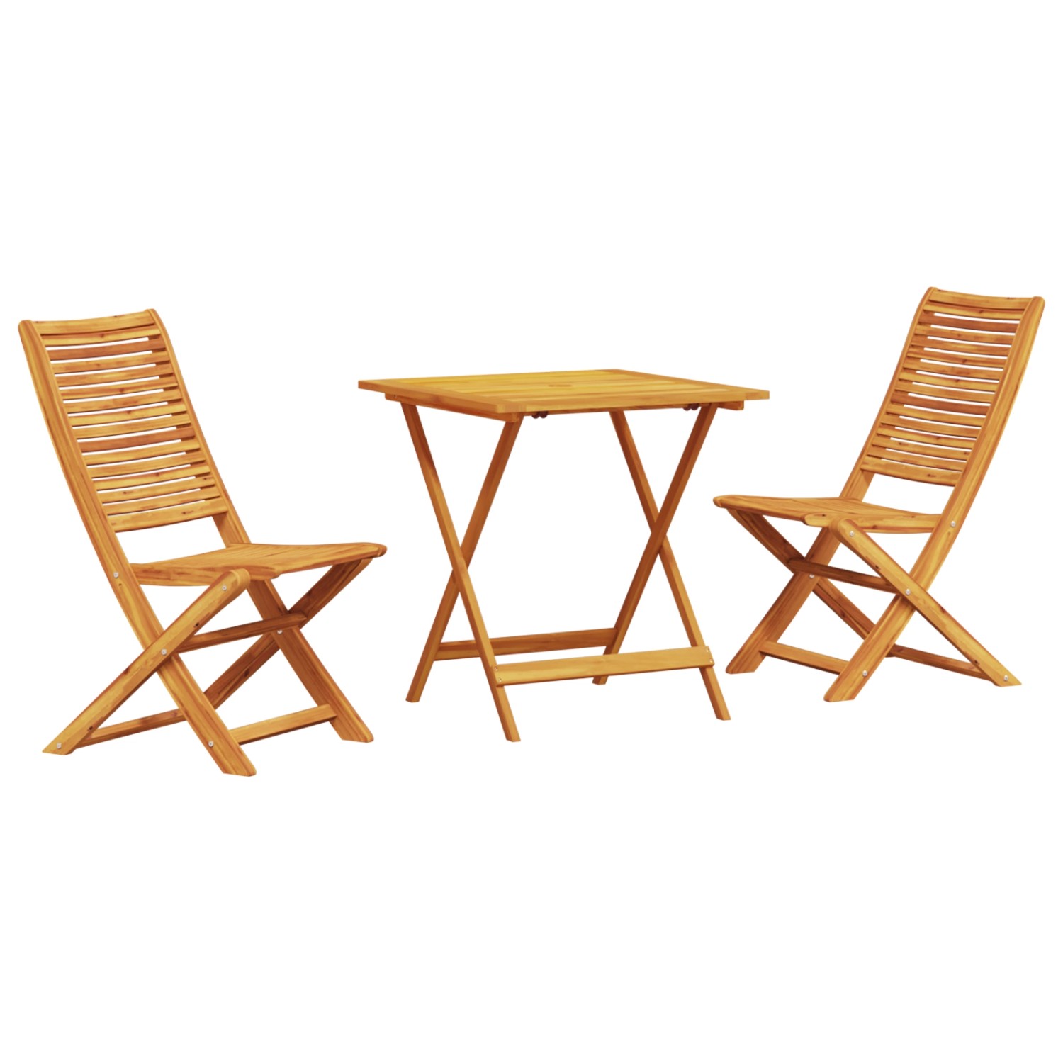 vidaXL 3-tlg Bistro-Set Klappbar Massivholz Akazie 3375696 günstig online kaufen