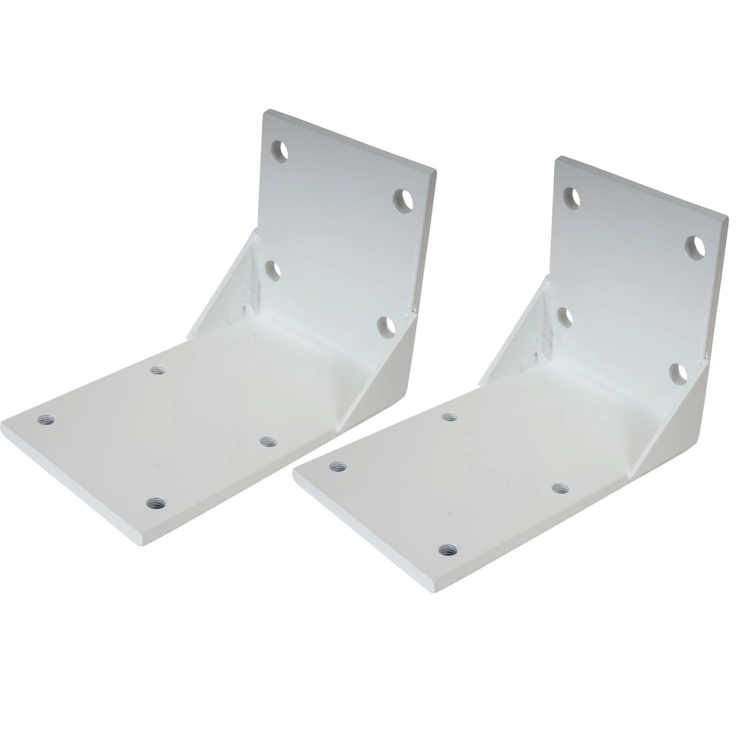MCW 2er-Set Deckenadapter für Kassetten-Markise H122 H123 Deckenmontage Halterung Adapter Weiß