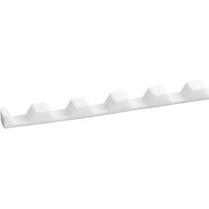 Weiße Profildichtleisten für Trapez-Wellplatten, 10 Stück, zur geräuschdämmenden Dachverlegung.