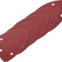LUX Schleifauflagen für Dreieckschleifer, 100x140mm, K40, gelocht, 5 Stück