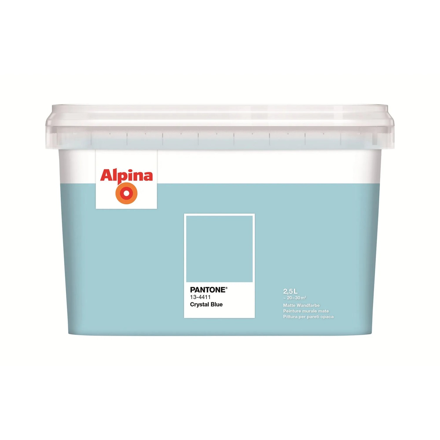 Alpina Innenfarbe Pantone Crystal Blue 2,5, Blau