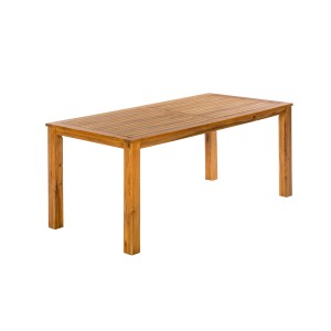 Merxx Avellino Gartentisch, 185x90 cm, aus Akazienholz für Gartenmöbel-Sets.