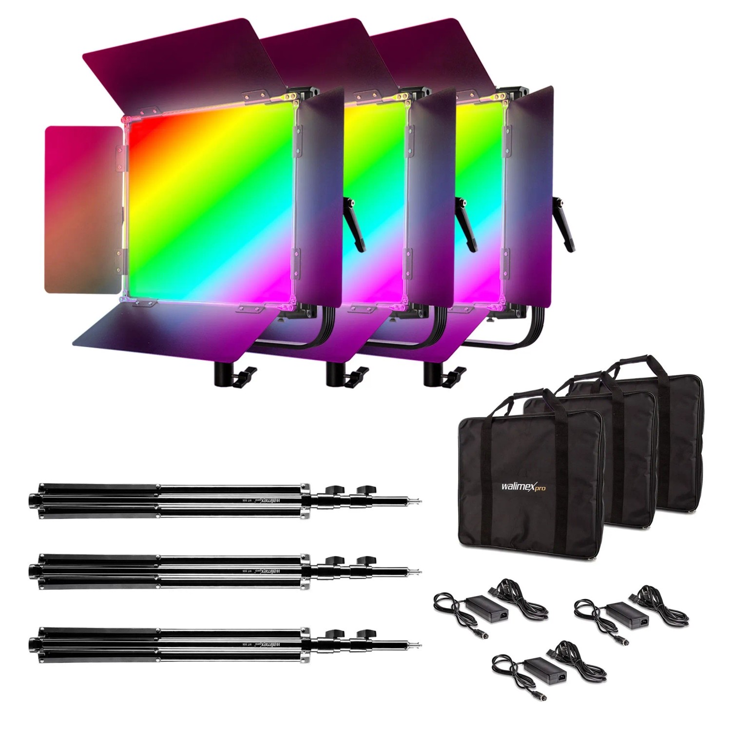 Walimex Pro Led Rainbow 50W Rgbww Set 3