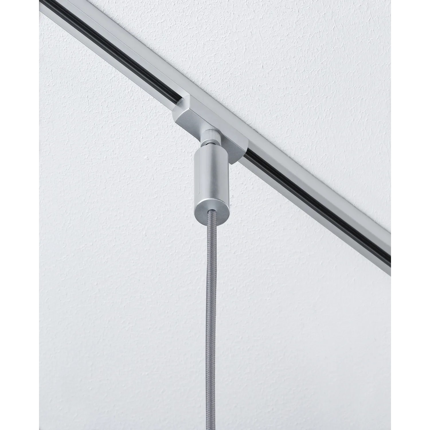 Paulmann URail 2Easy Basic Pendelleuchte in Chrom matt am Schienensystem.