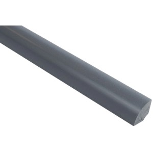 Anthrazit Viertelstab, 16x16 mm, 2,5 m Länge. Fenster-Zubehör für elegante Abschlüsse.