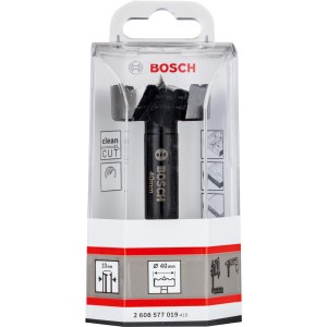 Bosch Forstnerbohrer, 40 mm Holzbohrer für präzise Löcher in Holz.