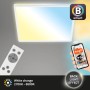 Brilo Smart Deckenleuchte mit App-Steuerung, Fernbedienung und einstellbarer Farbtemperatur.