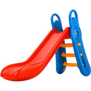 BIG Fun Slide Rutsche, rot und blau, für Kinder ab 3 Jahren. Ideal für Garten und Kinderzimmer.