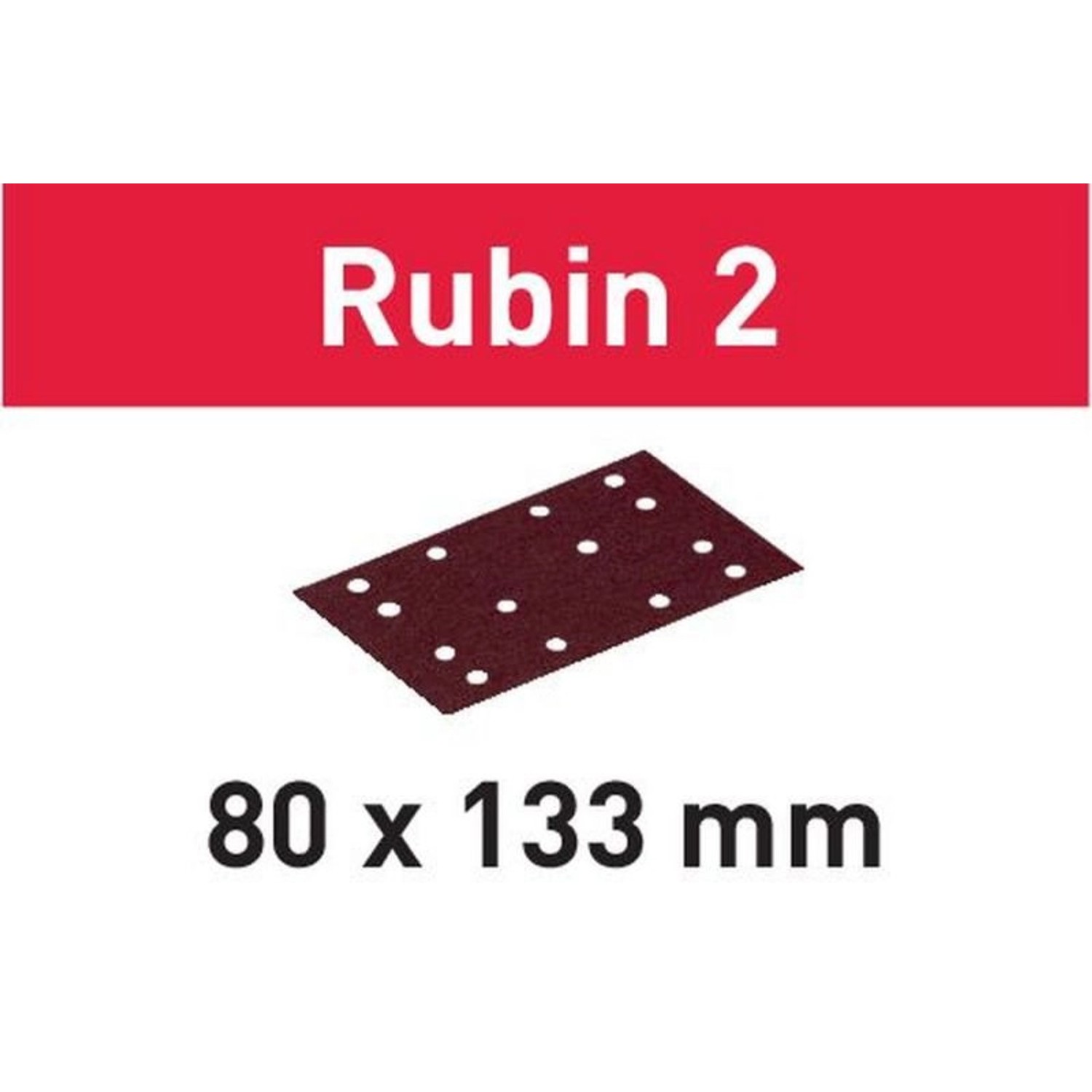 Festool Schleifstreifen STF 80X133 P120 RU2/50 Rubin 2 – 499050