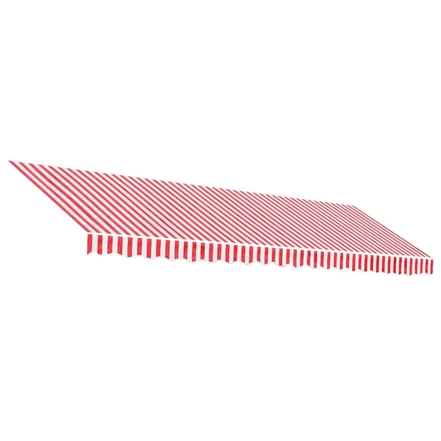 Furnicato Markisenbespannung Rot Und Weiß Gestreift 5x3 M