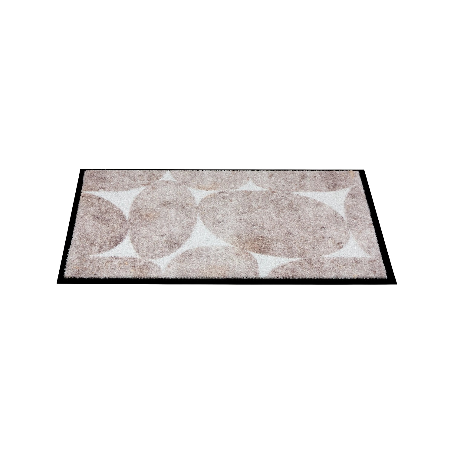 Schöner Wohnen Fußmatte Miami Steine 50 cm x 70 cm Beige