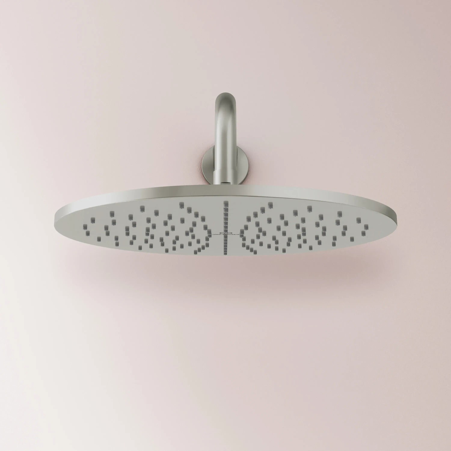 Runde Ideal Standard Kopfbrause Idealrain Atelier Ø300 mm in Silver Storm.
