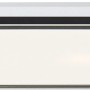 Schwarze, rechteckige LED-Deckenleuchte Briston, 100x25 cm, für Flur und Gang.