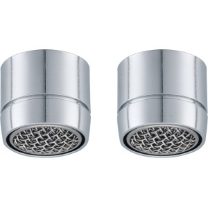 2er-Pack RST Perlstrahler LL M22x1 für Armaturen, zur Wassersparung und für einen weichen Wasserstrahl.