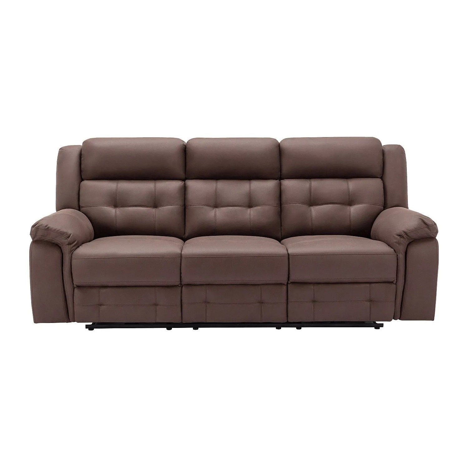 Vente-unique Relaxsofa Ortiano Braun 223 cm