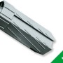 Schellenberg Walzenhülse Mini, 40x104 mm, aus grauem Kunststoff für Rollladenantriebe.