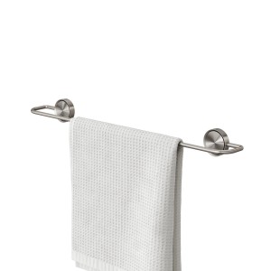 Tiger Handtuchhalter Ace, Edelstahl gebürstet, 58,4 cm mit Handtuch.