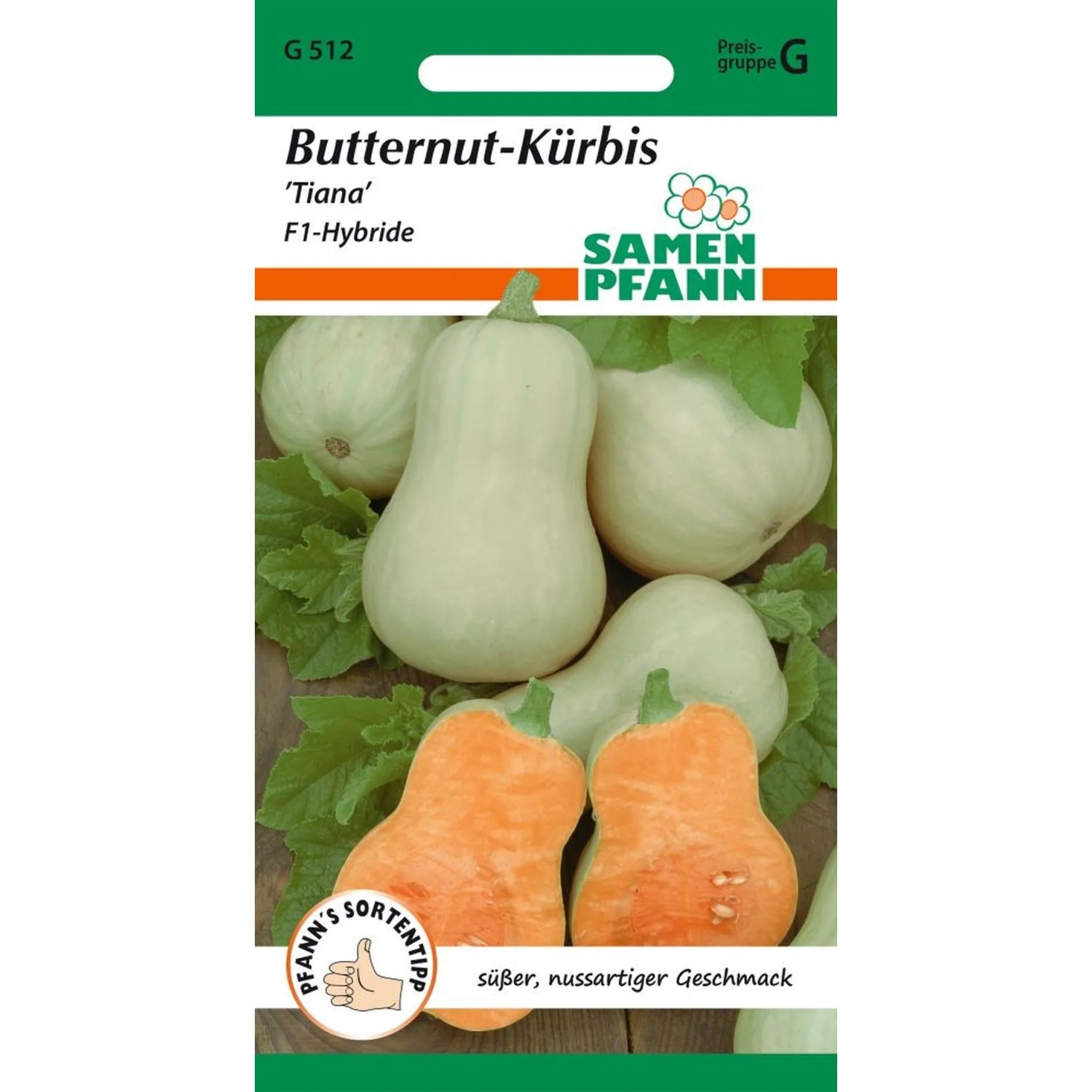 SAMEN PFANN Butternut-Kürbis Tiana F1