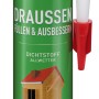 Sista Dichtstoff Draußen Transparent, 280ml Kartusche zum Füllen und Ausbessern.