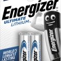 Energizer Ultimate Lithium AA Batterien, 2er-Pack. Langlebige Mignon-Batterien für Geräte mit hohem Energiebedarf.