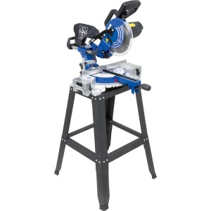 LUX Zug-Kapp- und Gehrungssäge ZKGS-1600 A mit Standfuß für präzise Schnitte.