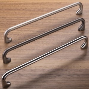 SOTECH Bügelgriff ARINA BA 192 mm Edelstahl Schwarz Gebürstet