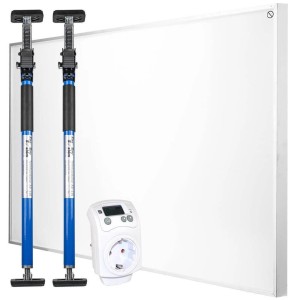 Allegra24 Infrarottrockner T800 Set mit Stützen, Thermosteuerung für elektrische Heizgeräte.