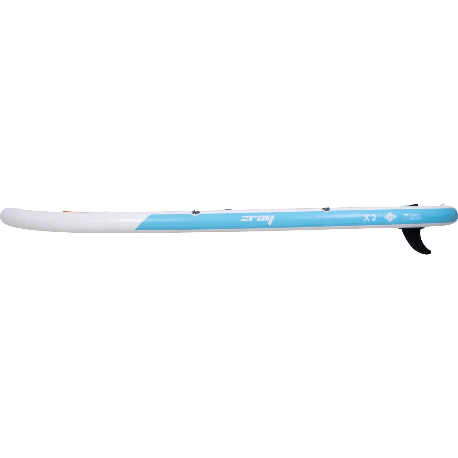 ZRAY X3 Stand Up Paddle Board, blau, 365 cm, mit Finne. Ideal für Wassersport und lange Touren.