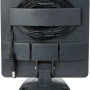 Rückansicht Lutec Solar LED Strahler Sunshine mit Kabelaufwicklung und Stecker.