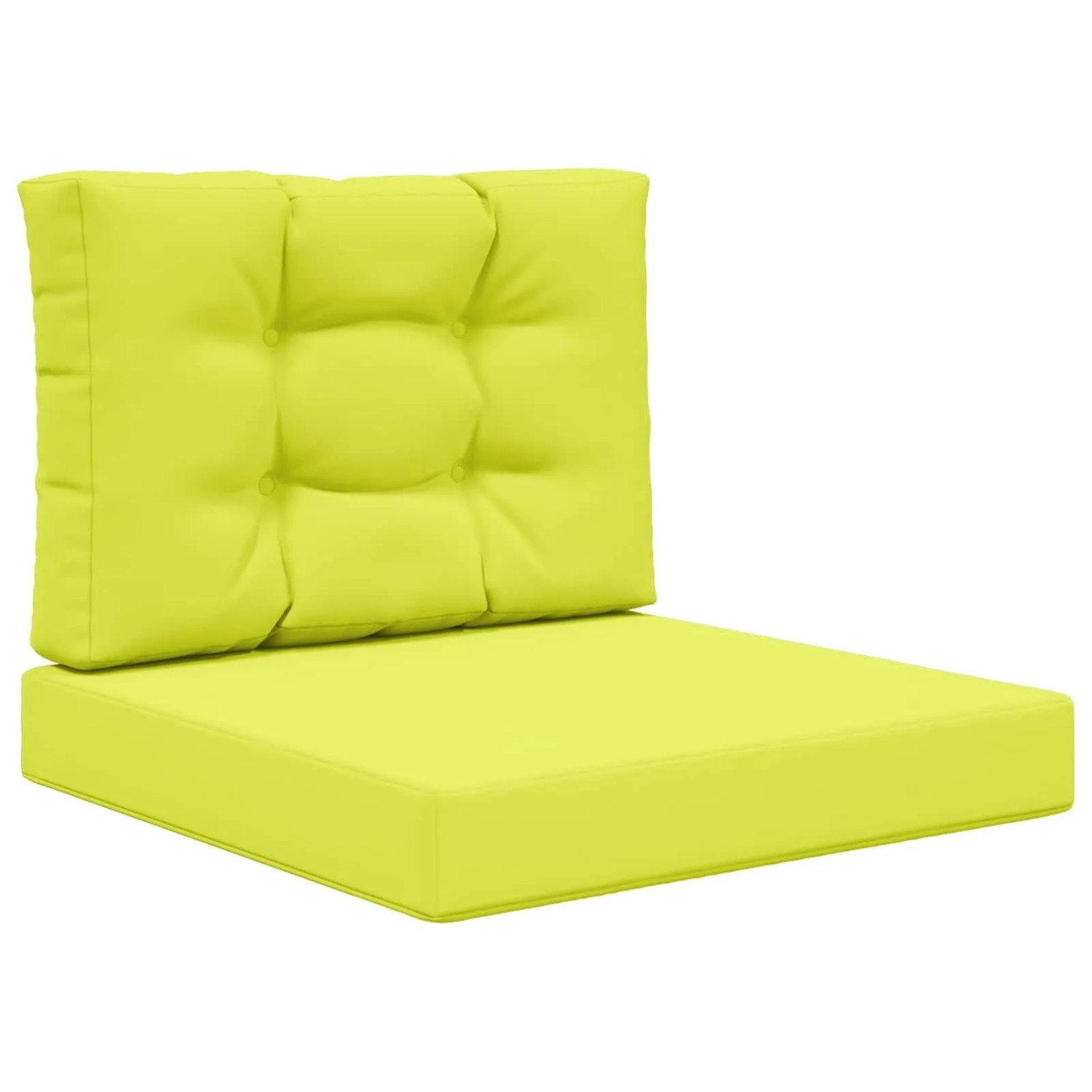 vidaXL Sofakissen für Draußen 2-Tlg Grün Polyester 900732