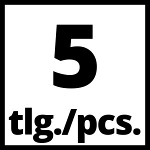 Symbolbild: 5-teiliges Zubehör-Set für Einhell Kompressoren, Ausblaspistole mit Düsen.