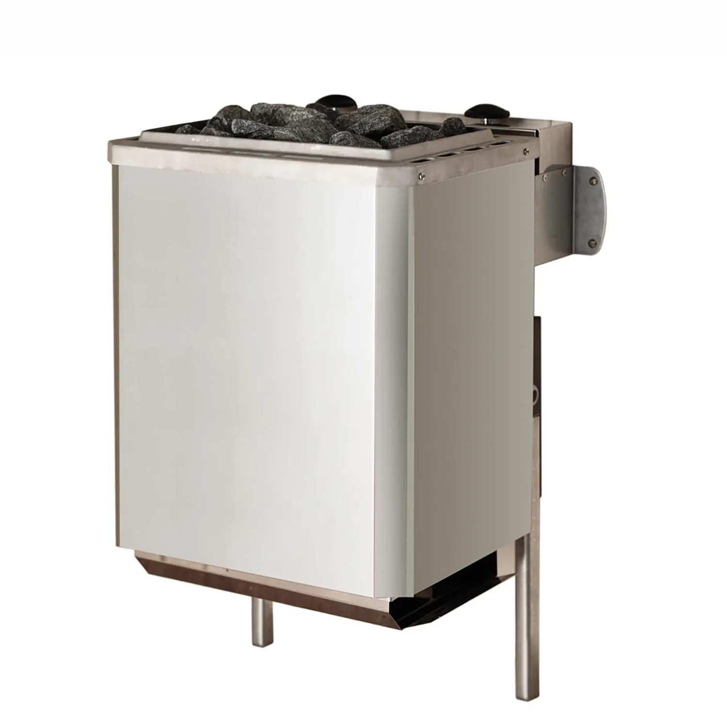 Weka Saunaofen Kompakt 9,0 kW mit Saunasteinen für Massivholzsauna.