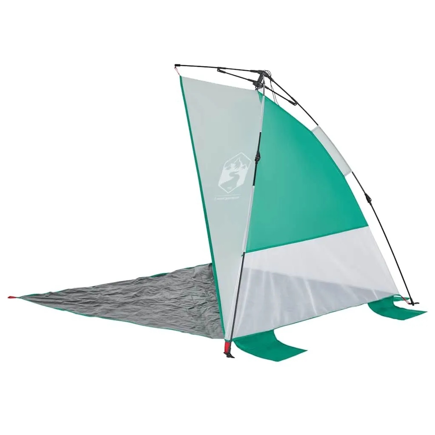 vidaXL Strandzelt, seegrün, mit Quick-Release-System und wasserdichtem Material.