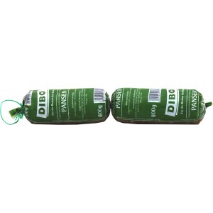 Dibo Hunde-Barf Tiefkühlwurst Pansen, 2x400g, im grünen Wurst-Design.