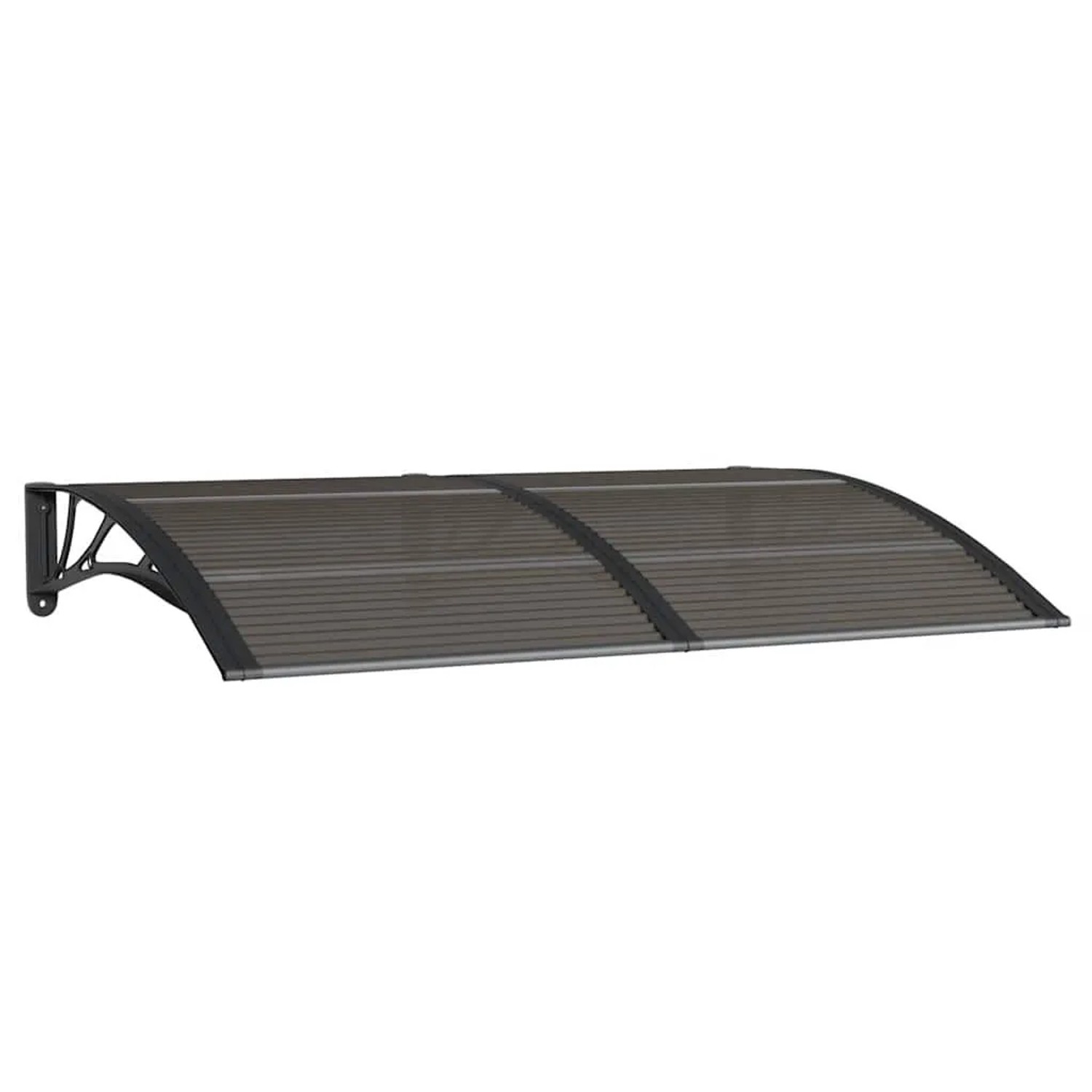 vidaXL Türvordach Schwarz 150x100 cm Polycarbonat 153573
