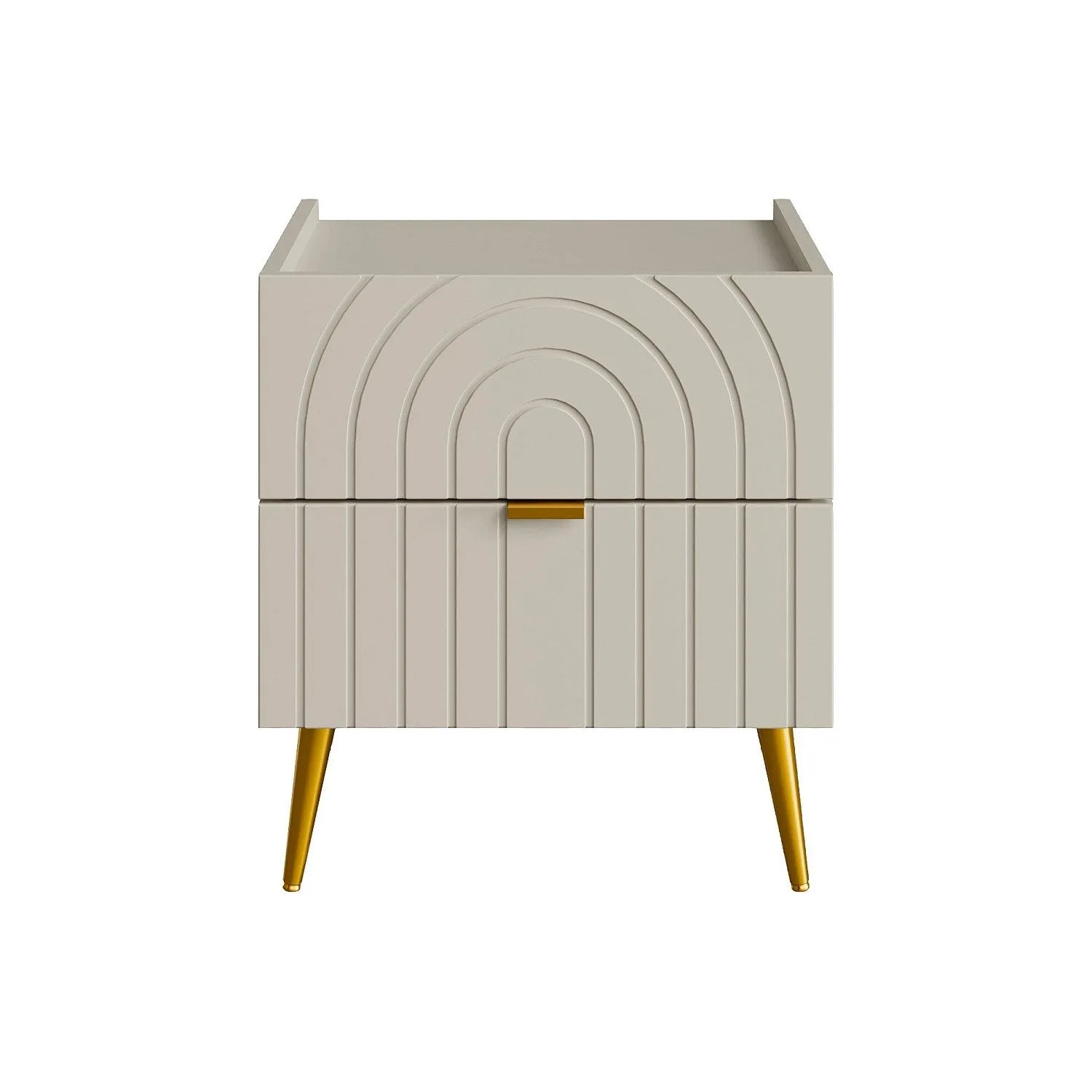 Vente-unique Nachttisch Norsim Beige 45 cm